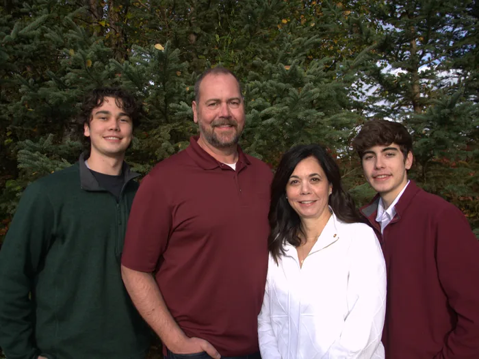 Gina and Doug Wall with their two sons